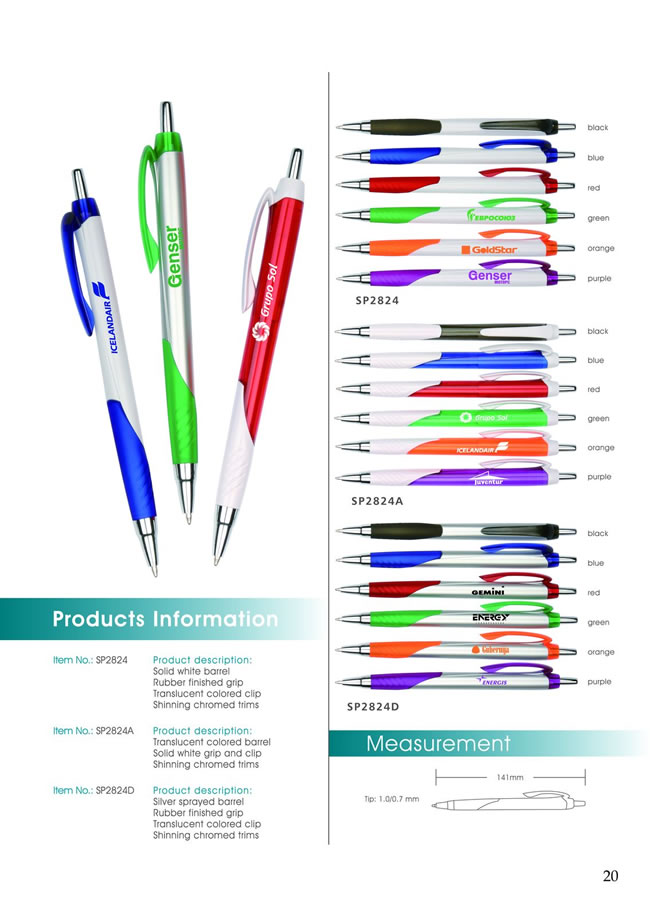 Maxmore Trading Co., Ltd. Plastic Pen series